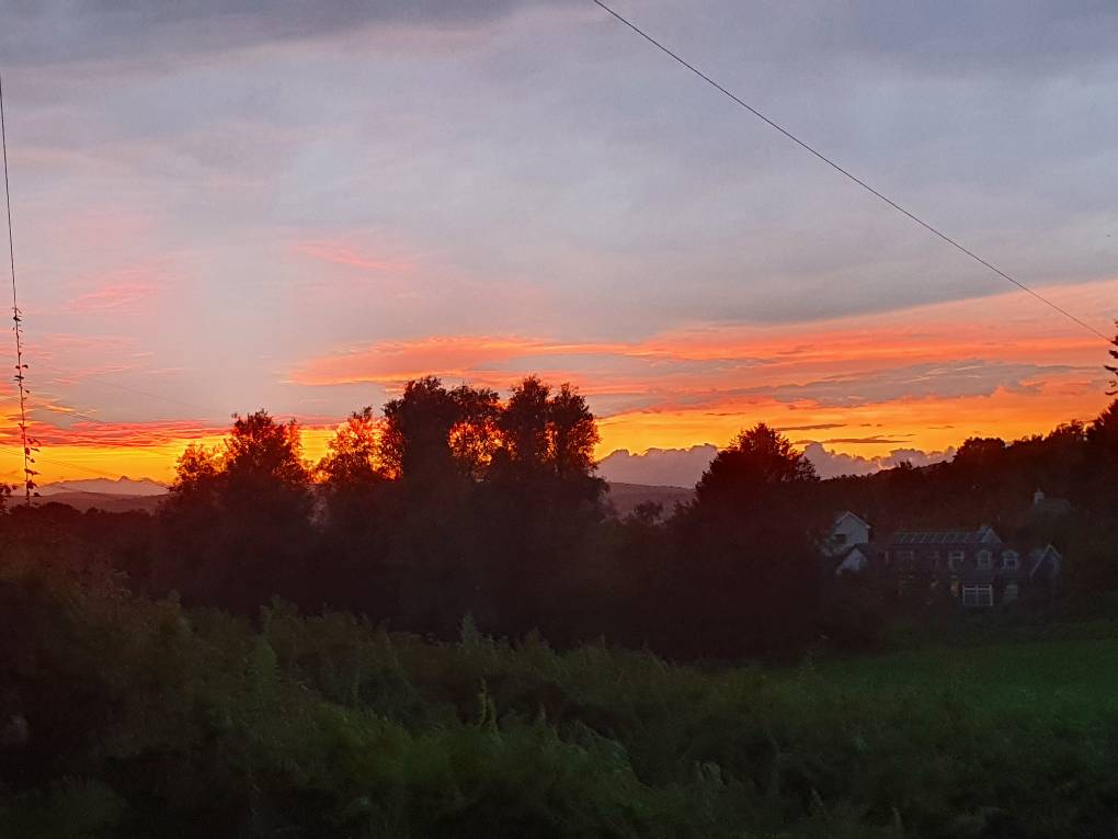 Rudry, Caerphilly, Late Summer, Sunset...