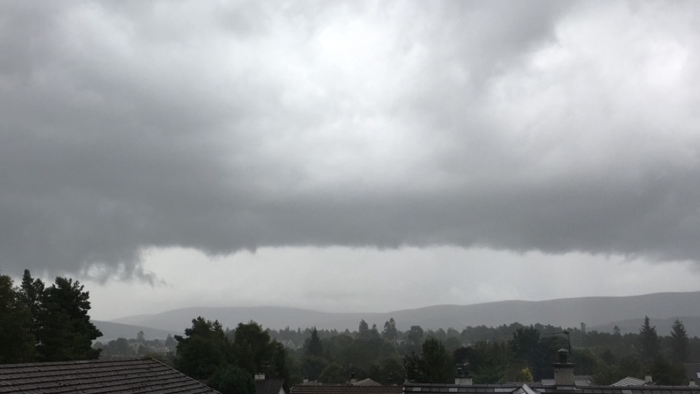 Grantown on Spey, Highlands, Rain! ...