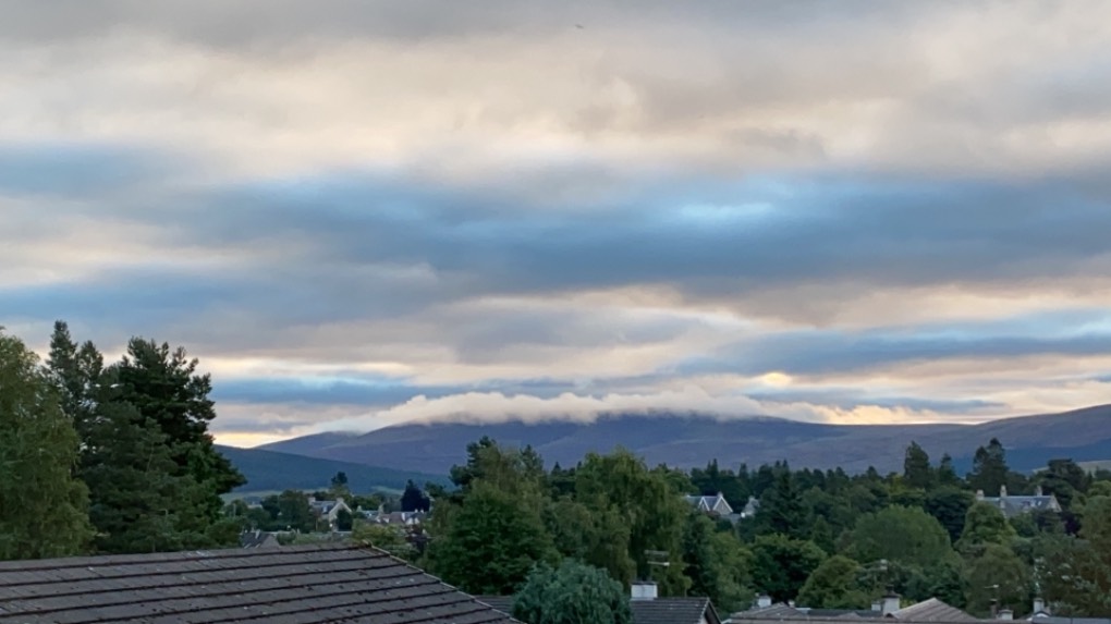 Grantown on Spey, Highlands, Cloudy ...