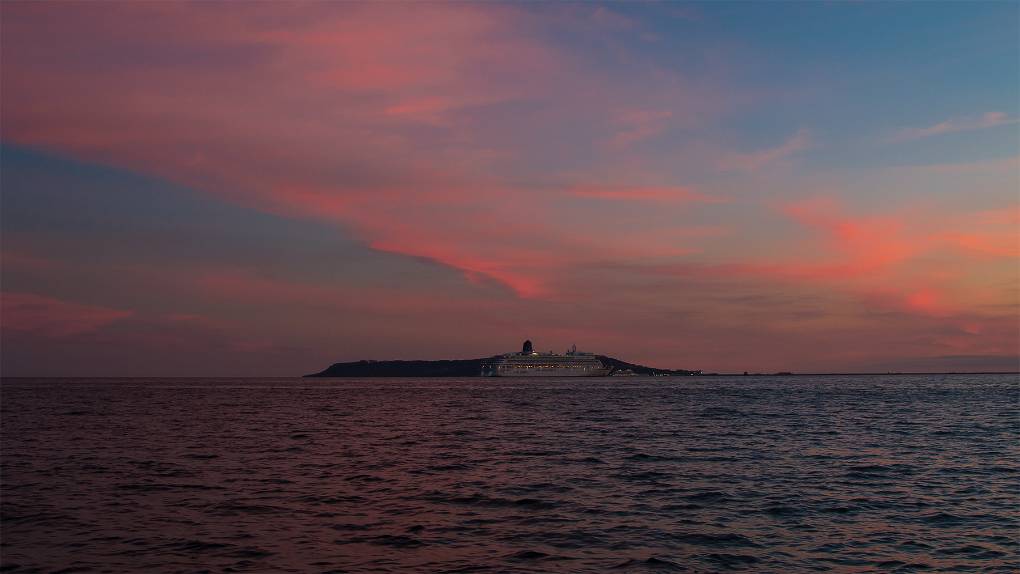 Weymouth, Dorset, Fiery Sunset...
