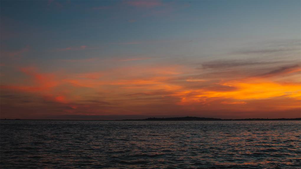Weymouth, Dorset, Fiery Sunset...