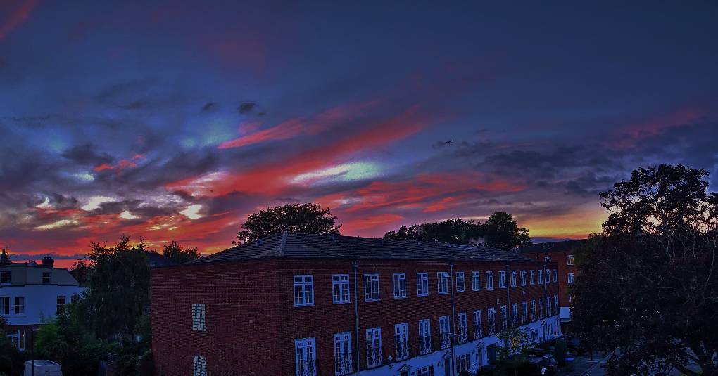 Richmond, London, This evening's sunset 25/09...
