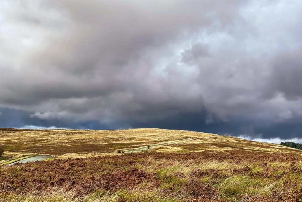 leek, staffordshire, blustery showers after the heavy rain this morning.....