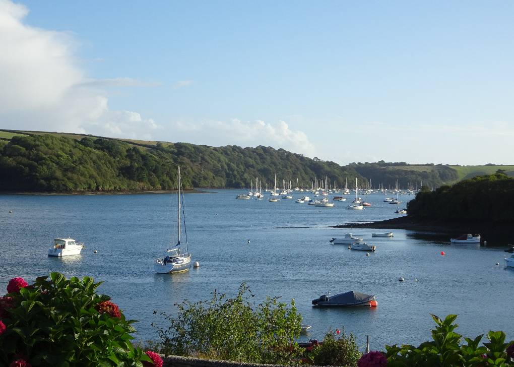 Late afternoon on River Fal estuary, 27 Sept. Posted by slowoldgit
