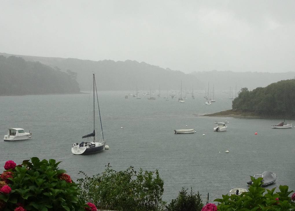 Falmouth, Cornwall, River Fal estuary, 28 Sept...