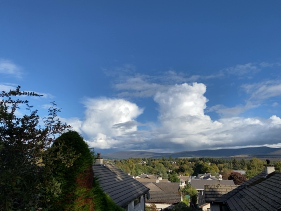 Grantown on Spey, Highlands, Clouds! ...