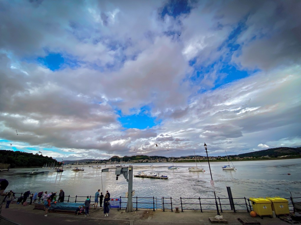 conwy, conwy, conwy harbour....