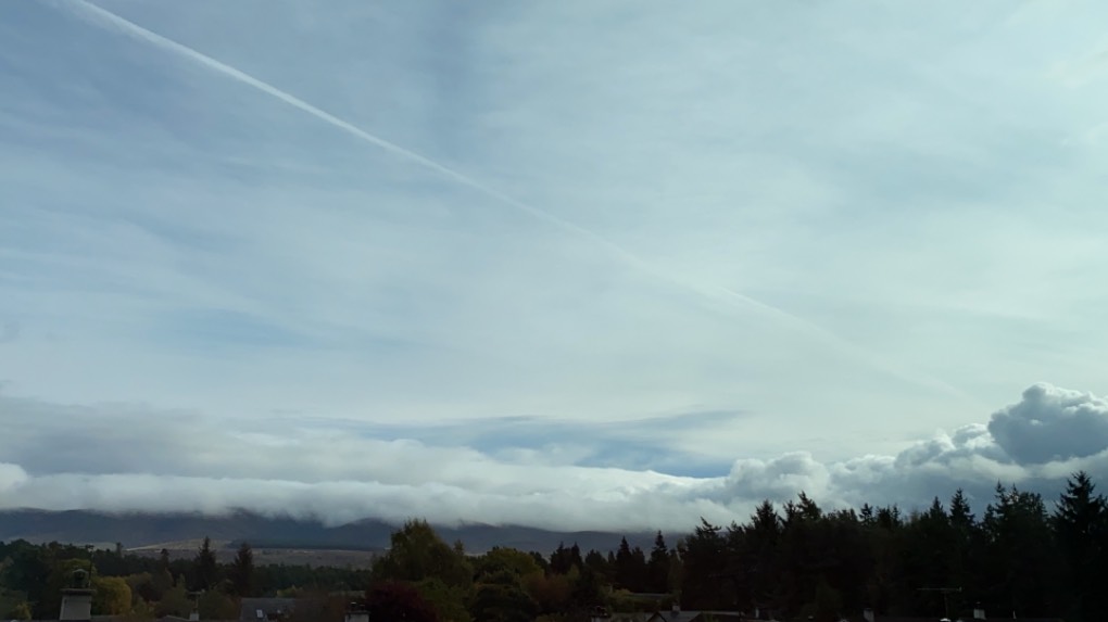 Grantown on Spey, Highlands, Many different clouds ...