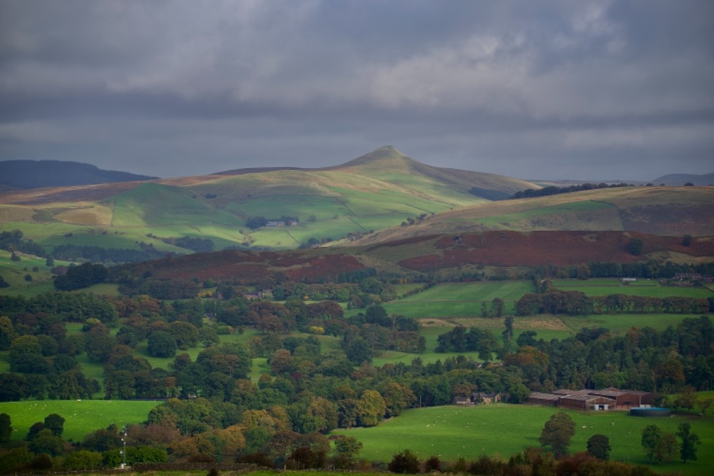 leek, staffordshire, looking towards shutlingsloe...