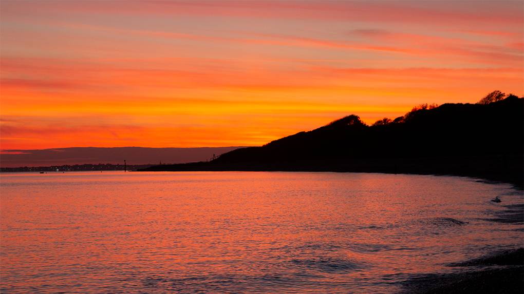 Weymouth, Dorset, Afterglow...