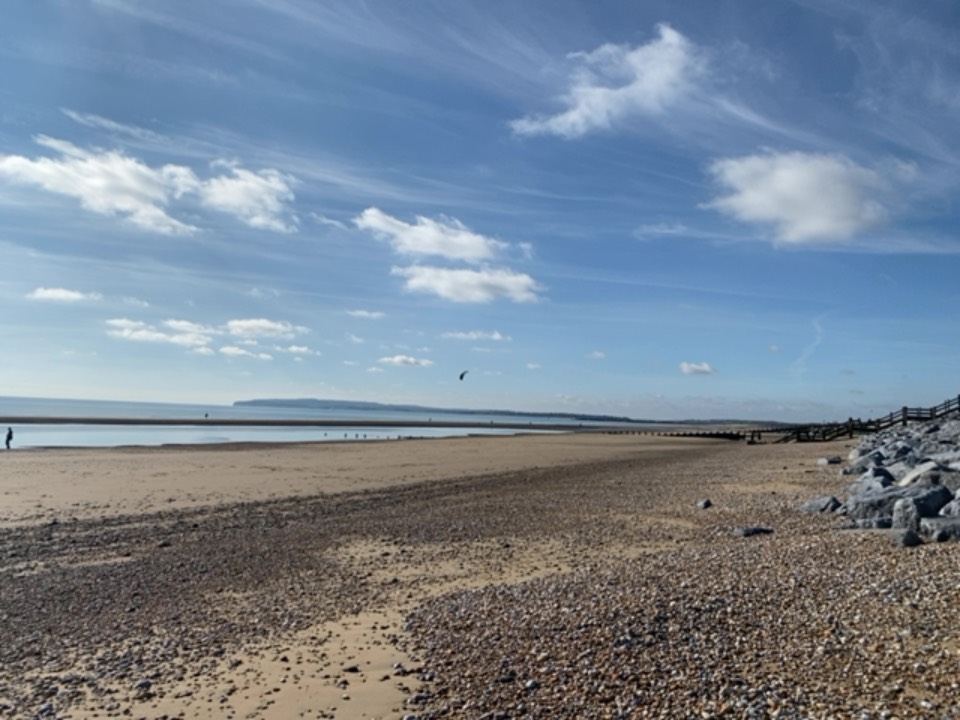 Camber, Kent, Sunny day mid October 2021...