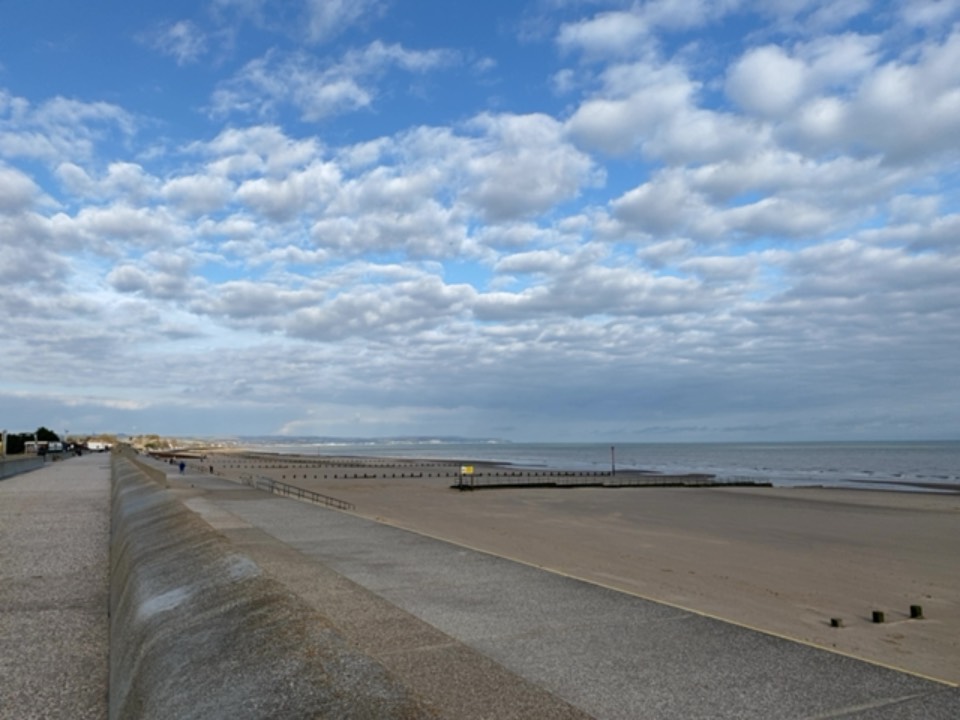 Dymchurch, Kent, Breezy afternoon ...