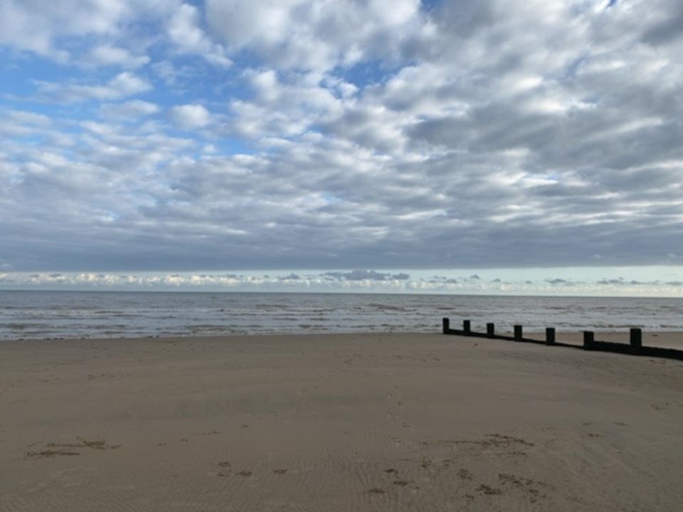 Dymchurch, Kent, Autumn afternoon Kent coast...