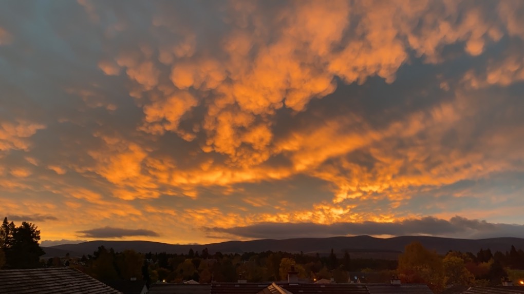 Grantown on Spey, Highlands, Almost mammatus in appearance. ...