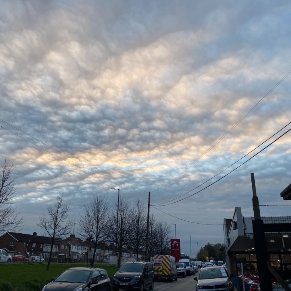 Turbulent clouds DARTFORD, Kent,United Kingdom, sent by Windy Willow
