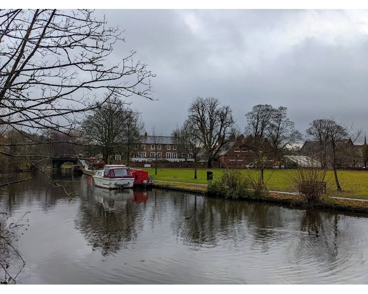 Grand Union Canal on a damp December day. Posted by brian gaze
