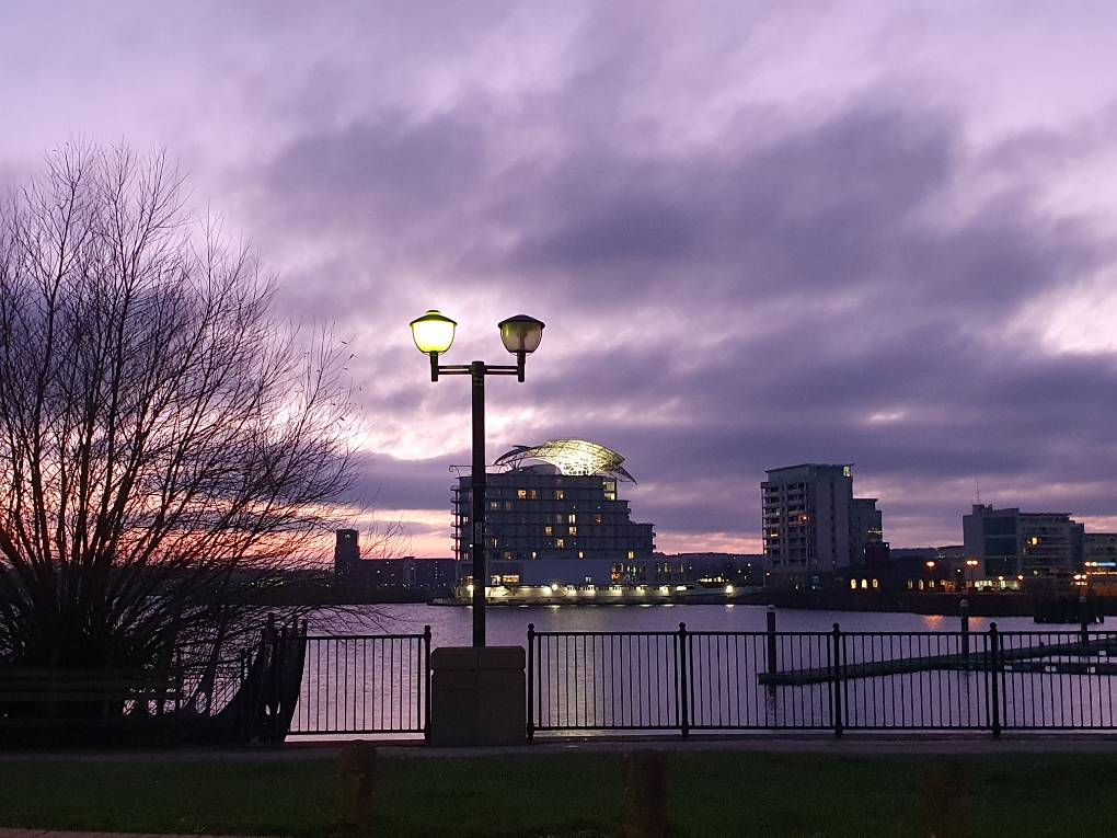 Cardiff Bay, Cardiff, Winter's day...