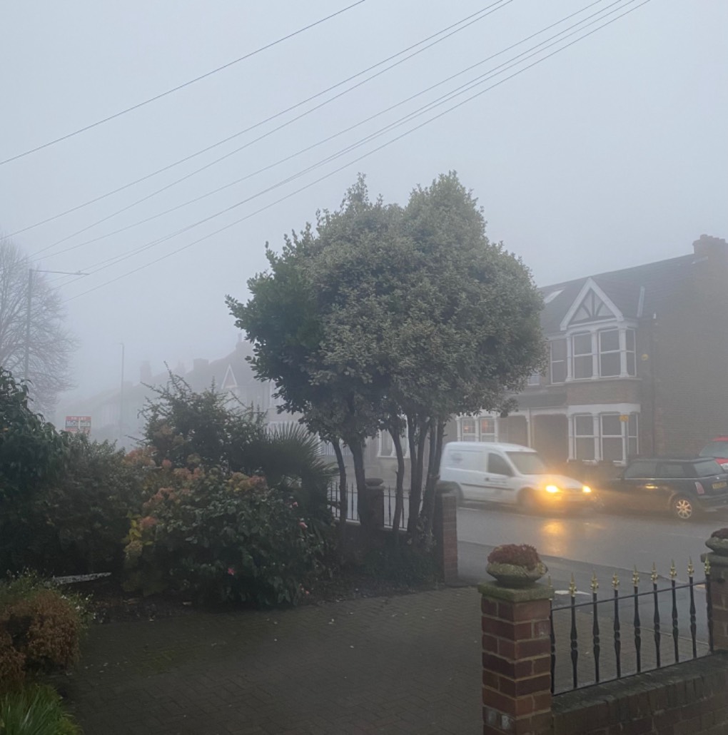 Foggy morning DARTFORD, Kent,United Kingdom, sent by Windy Willow