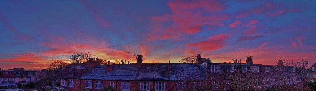 Richmond, London, Frosty winter sunrise 22 Dec 2021...