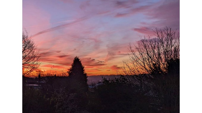 Red sky in the morning. Posted by brian gaze