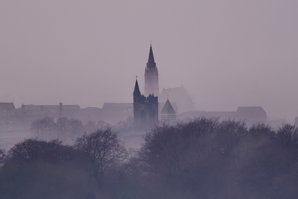 Leek, Staffordshire, Another wet & gloomy day over Leek today....