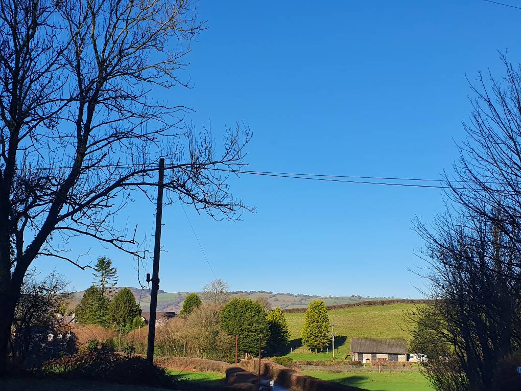 Rudry, Caerphilly, Beautiful winter's day ...