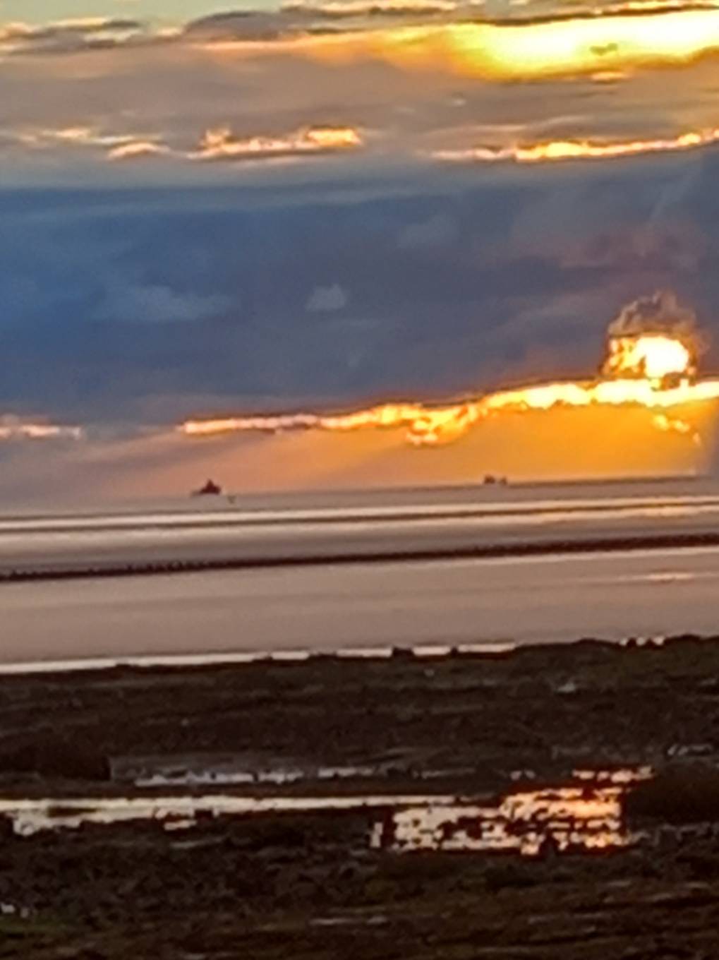 Morecambe, Lancashire, Sunset Ocean Edge...