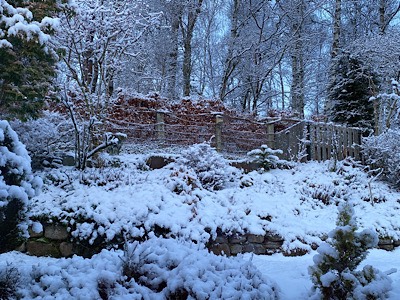 Grantown on Spey, Highlands, A few snow showers today. :-)...