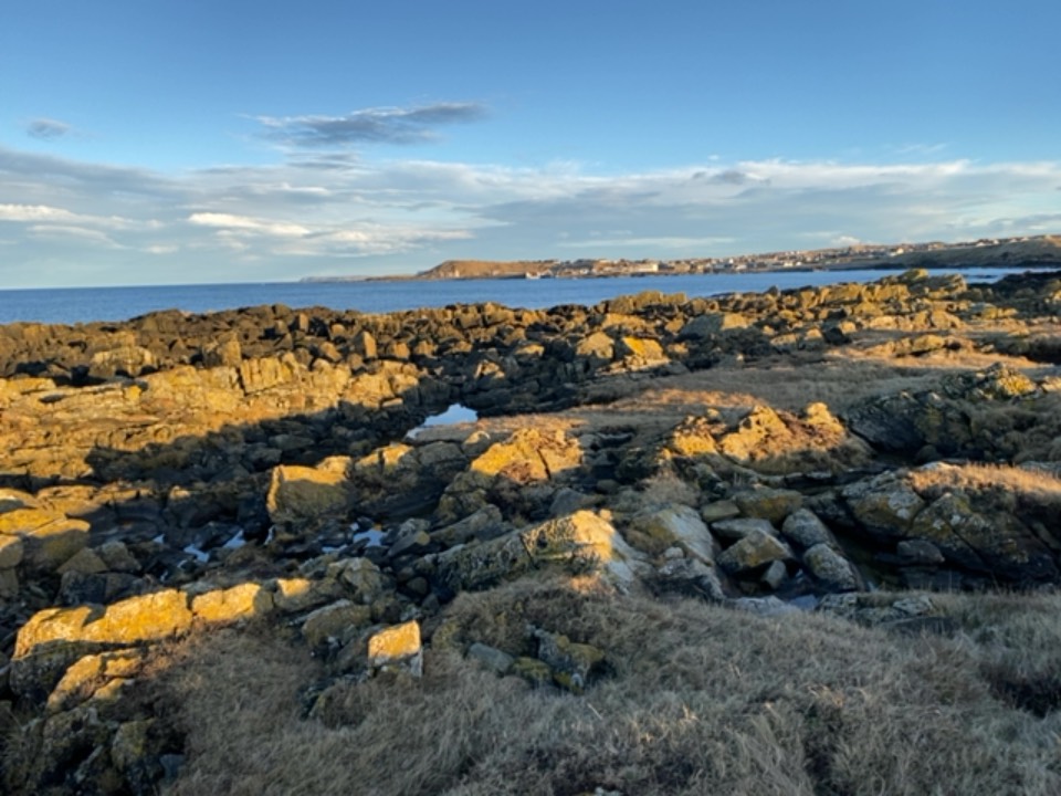 Whitehills, Banffshire, Calm sea, sunny day…. ...
