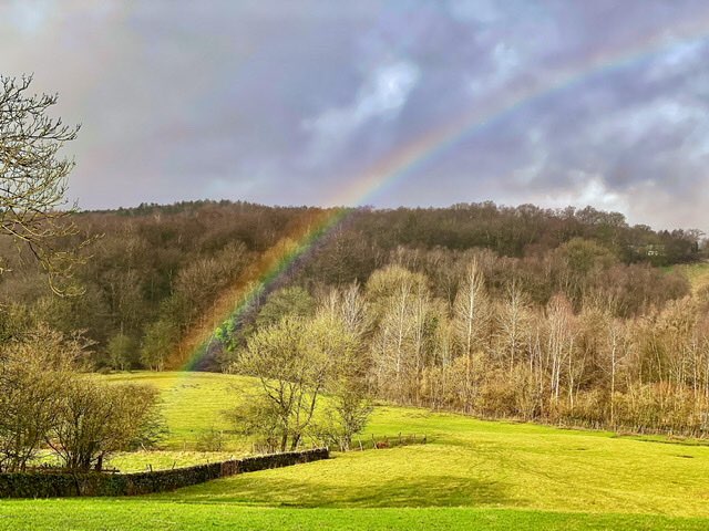 leek, staffordshire, Heavy rain then blustery showers today....