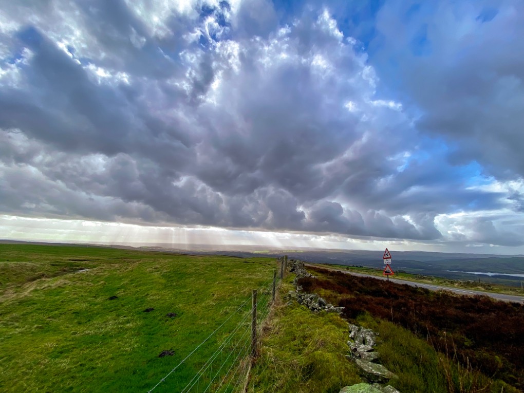 leek, staffordshire, A better day but still blustery.....