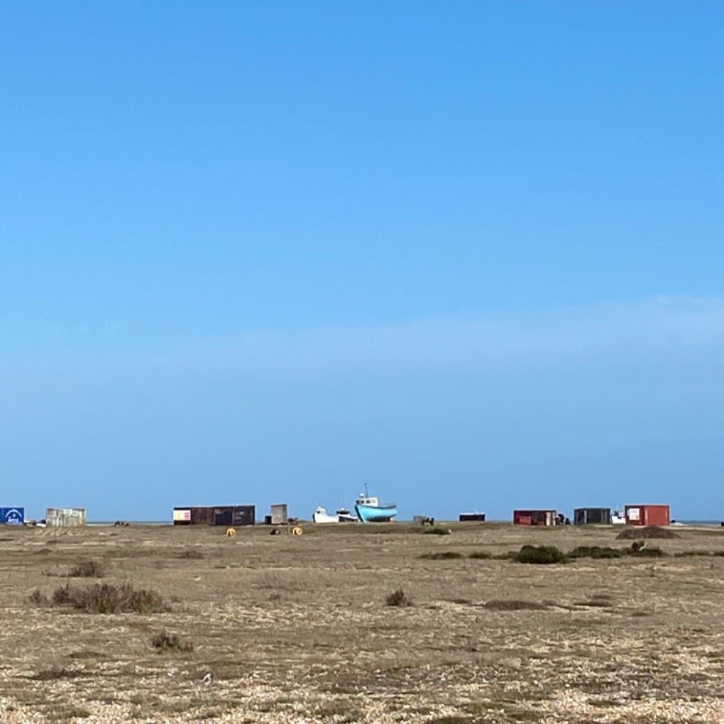 Dungeness, Kent, Sunny spring afternoon ...