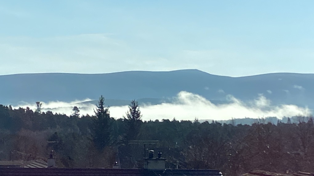 Grantown on Spey, Highlands, Mist clearing…....