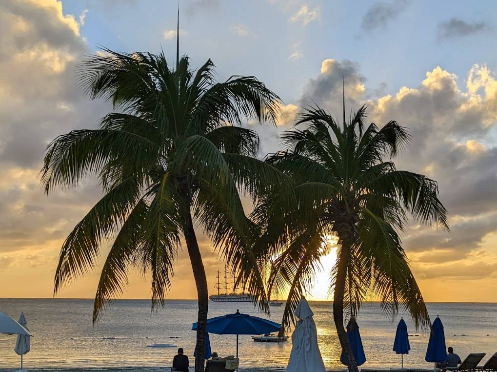 Rodney Bay, , Caribbean sunset...