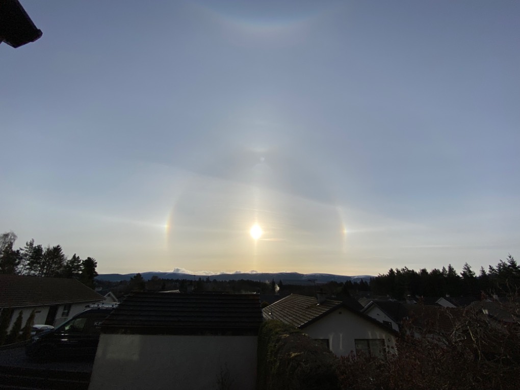 Grantown on Spey, Highlands, A halo sort of morning...