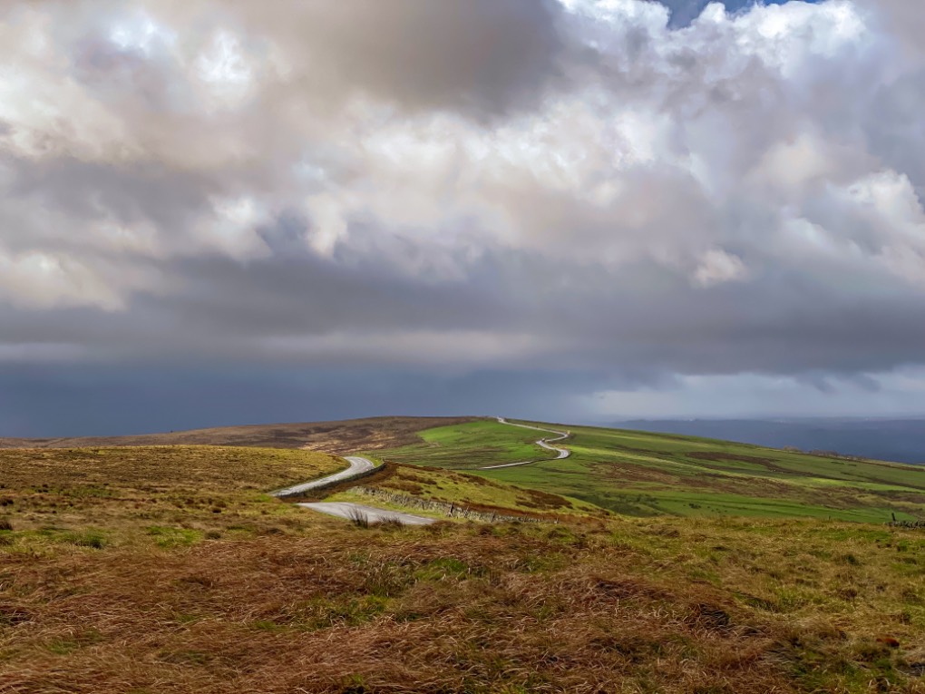 leek, staffordshire, Heavy blustery showers today.....