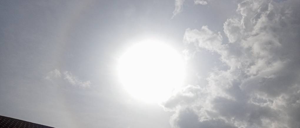 Bridgwater, Somerset, Sun Halo...
