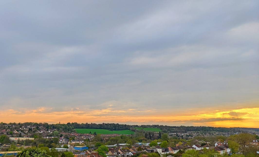 Berkhamsted, Herts, Fair spring evening...