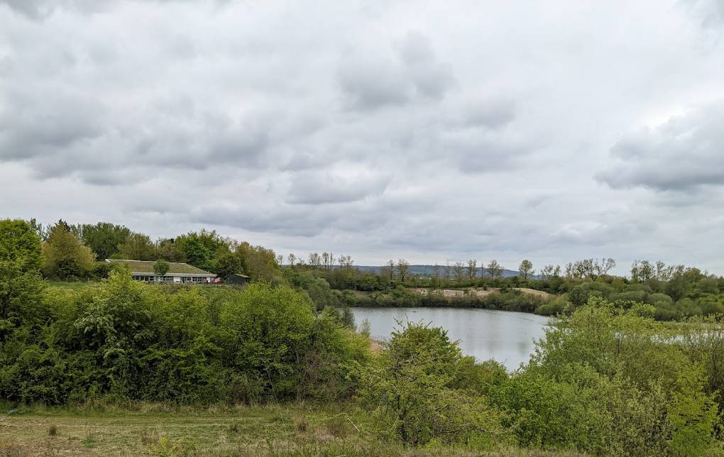 Tring, Bucks, Overcast and cold at College Lake...