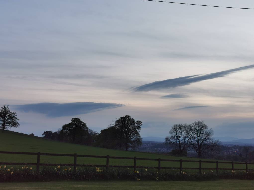 Auchterarder, , A front coming in from the West after a warm sunny day...