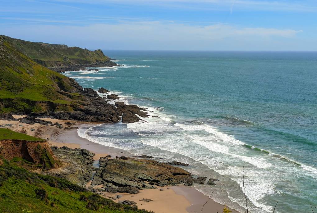 Salcombe, Devon, Spectacular coastline near to Salcombe in Devon...