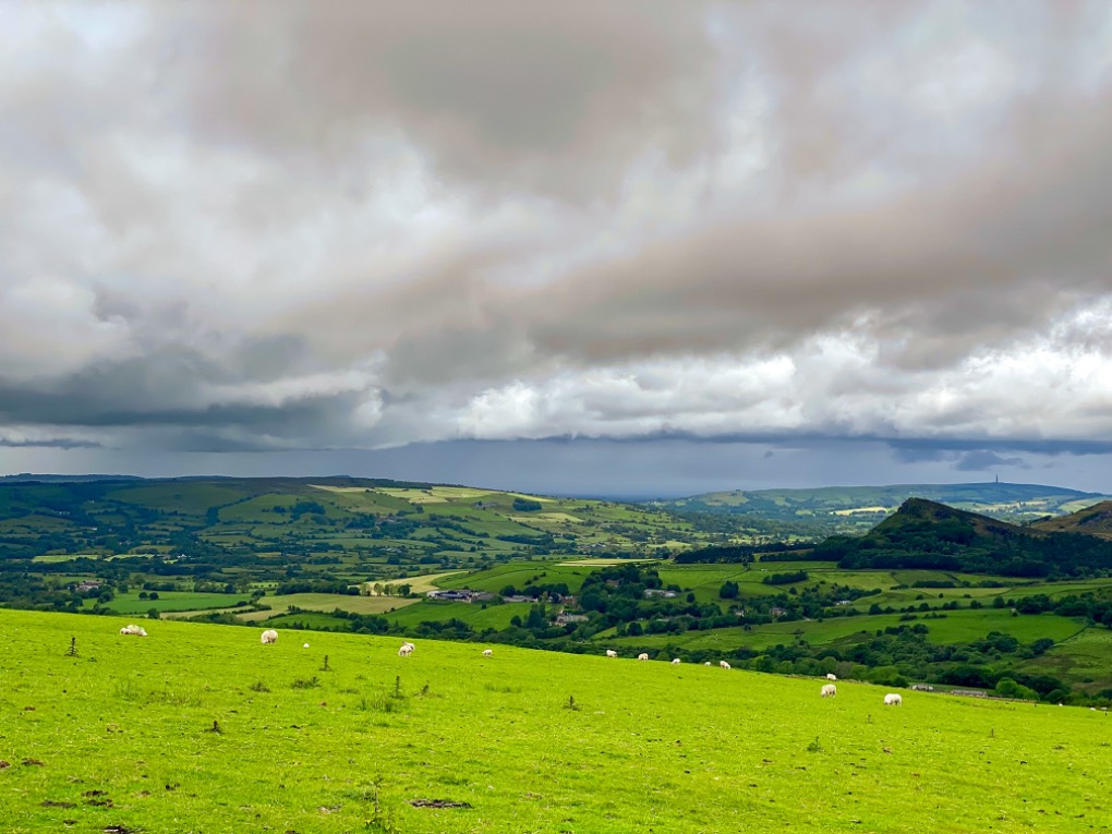 leek, staffordshire, showers on the horizon.....