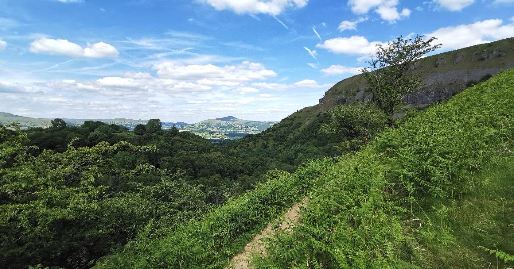 Cardiff, Cardiff, Set fair in Craig Cilau National Nature Reserve...