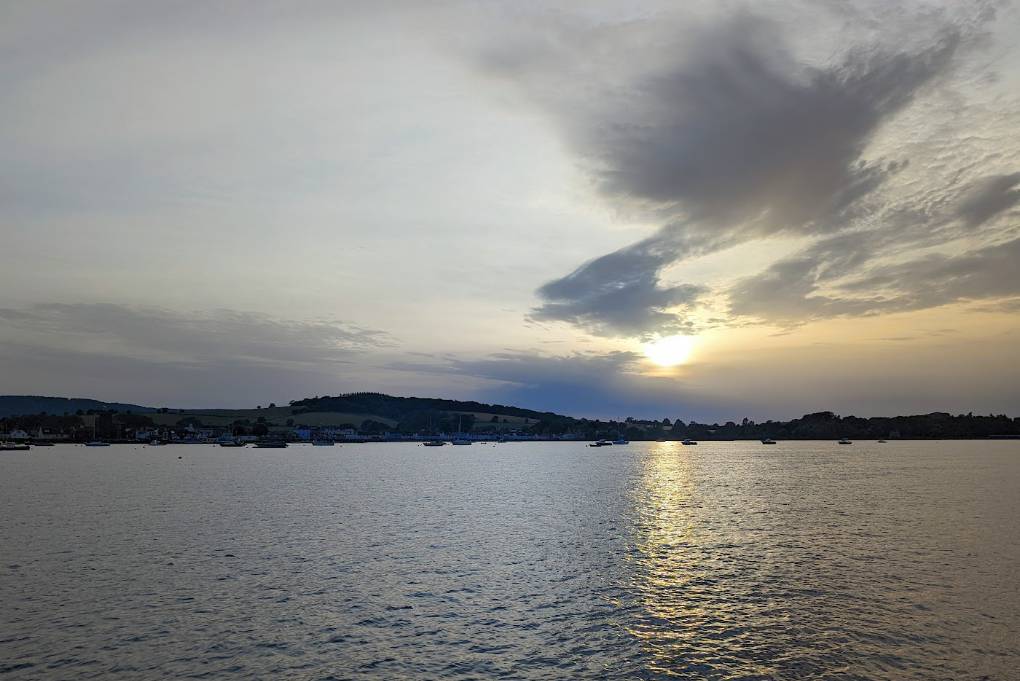 Exmouth, Devon, View from the River Exe Cafe...
