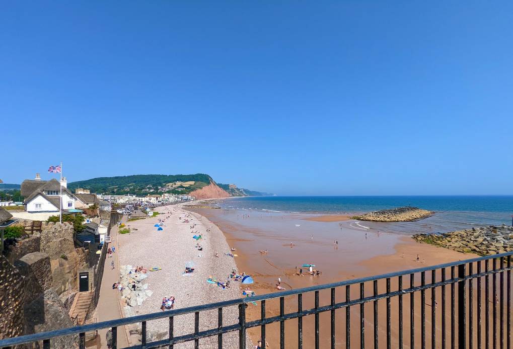 Sidmouth, Devon, Glorious weather in Sidmouth...