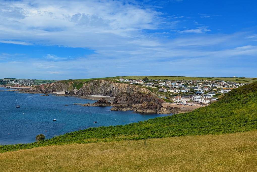 Hope Cove, Devon, View across to Hope Cove...