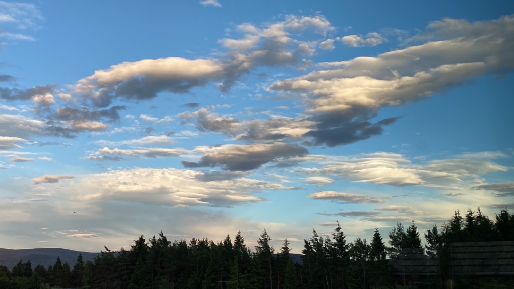 Grantown on Spey, Highlands, More lenticular clouds…. ...