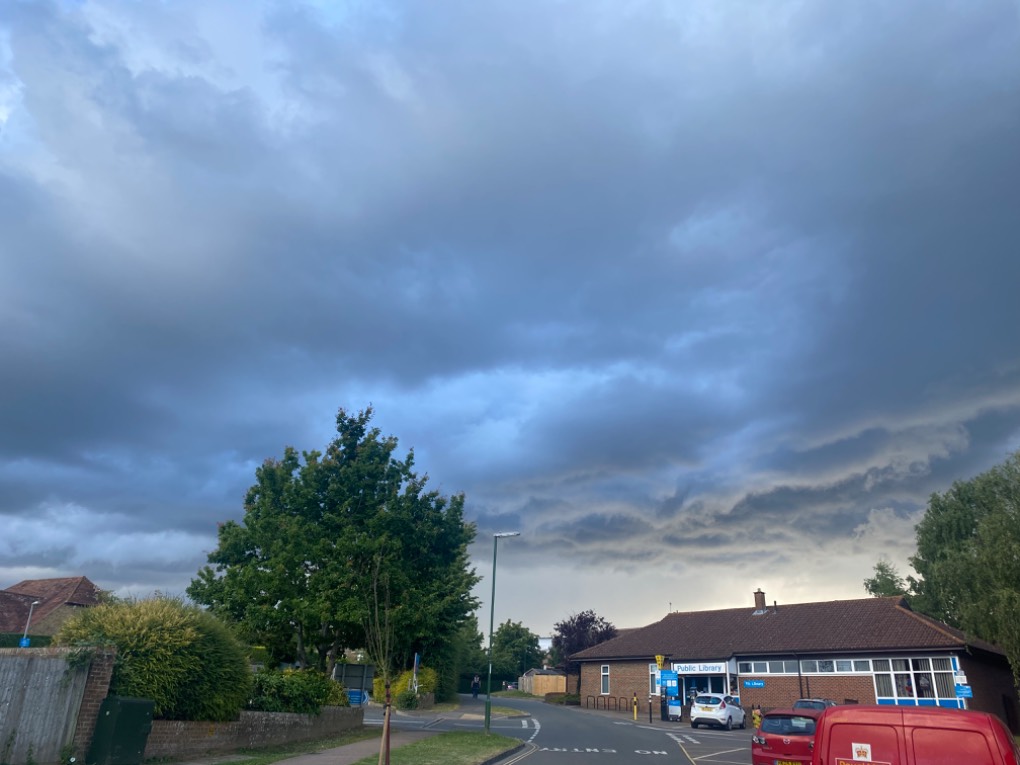 , , Evening thunderstorm ...