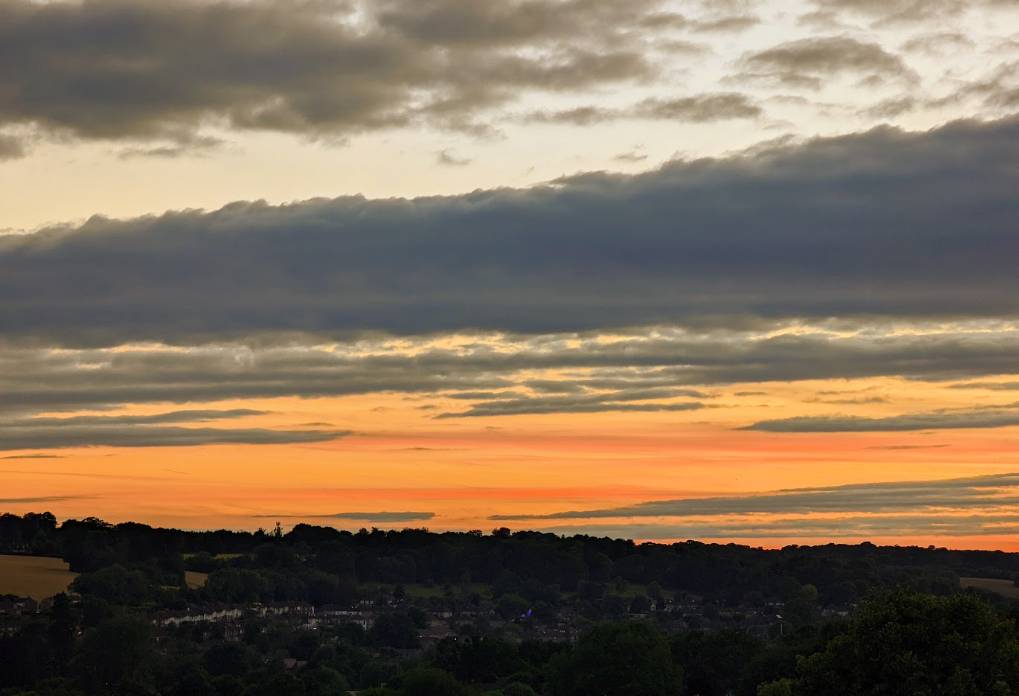 Berkhamsted, Herts, Red sky at night...