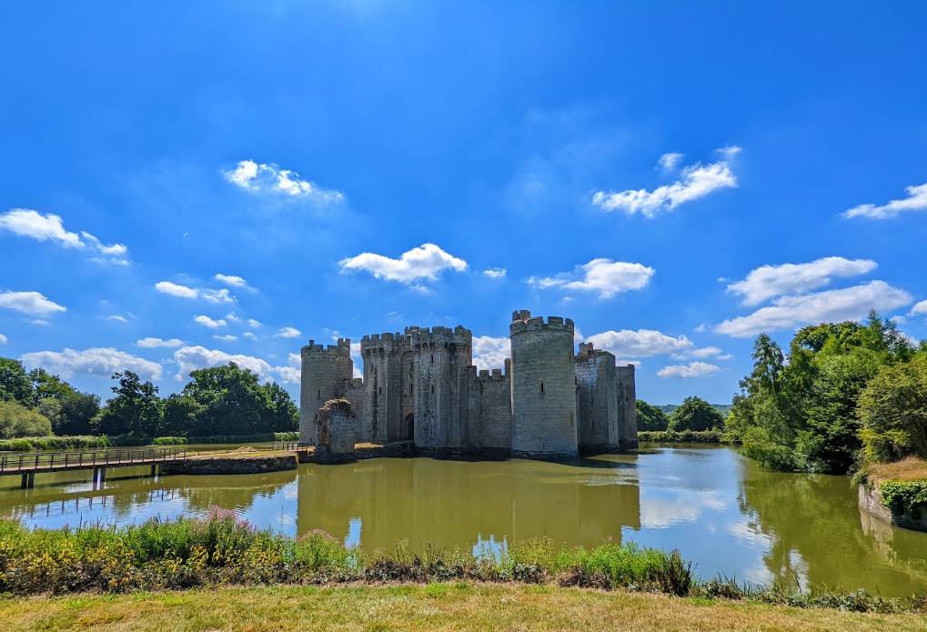 Bodiam Castle, East Sussex, Bodiam Castle in East Sussex...